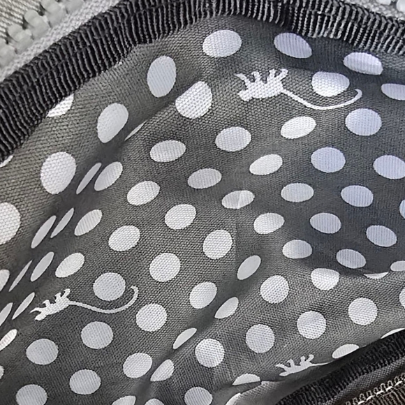 Kipling Gray Mini Crossbody Bag Lightweight Nylon Adjustable Strap Like New - Picture 12 of 16